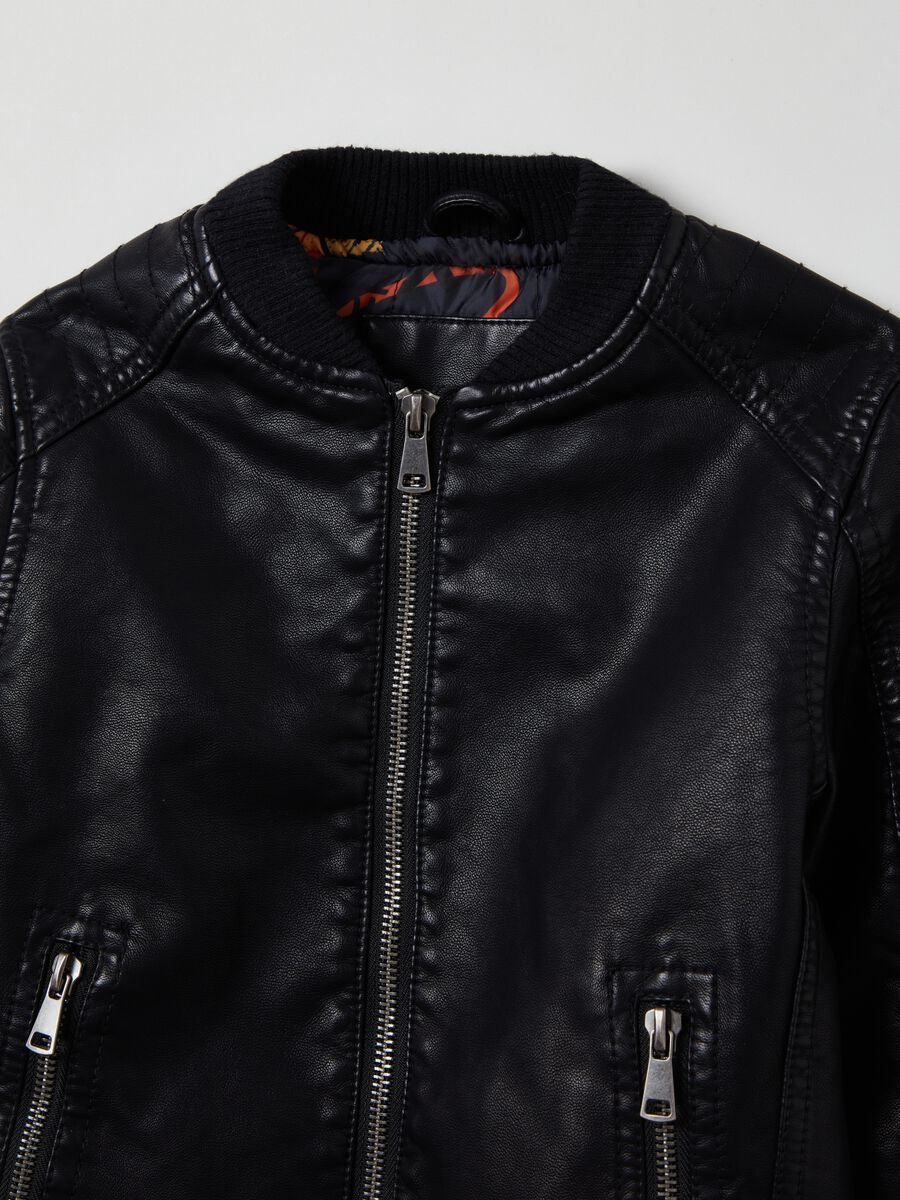 Giacca biker full-zip_2