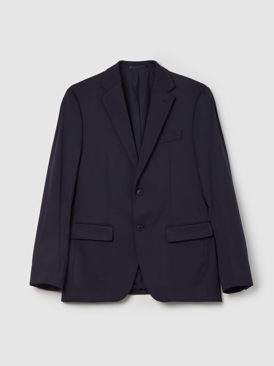 Tech easy-fit blazer in technical fabric_4