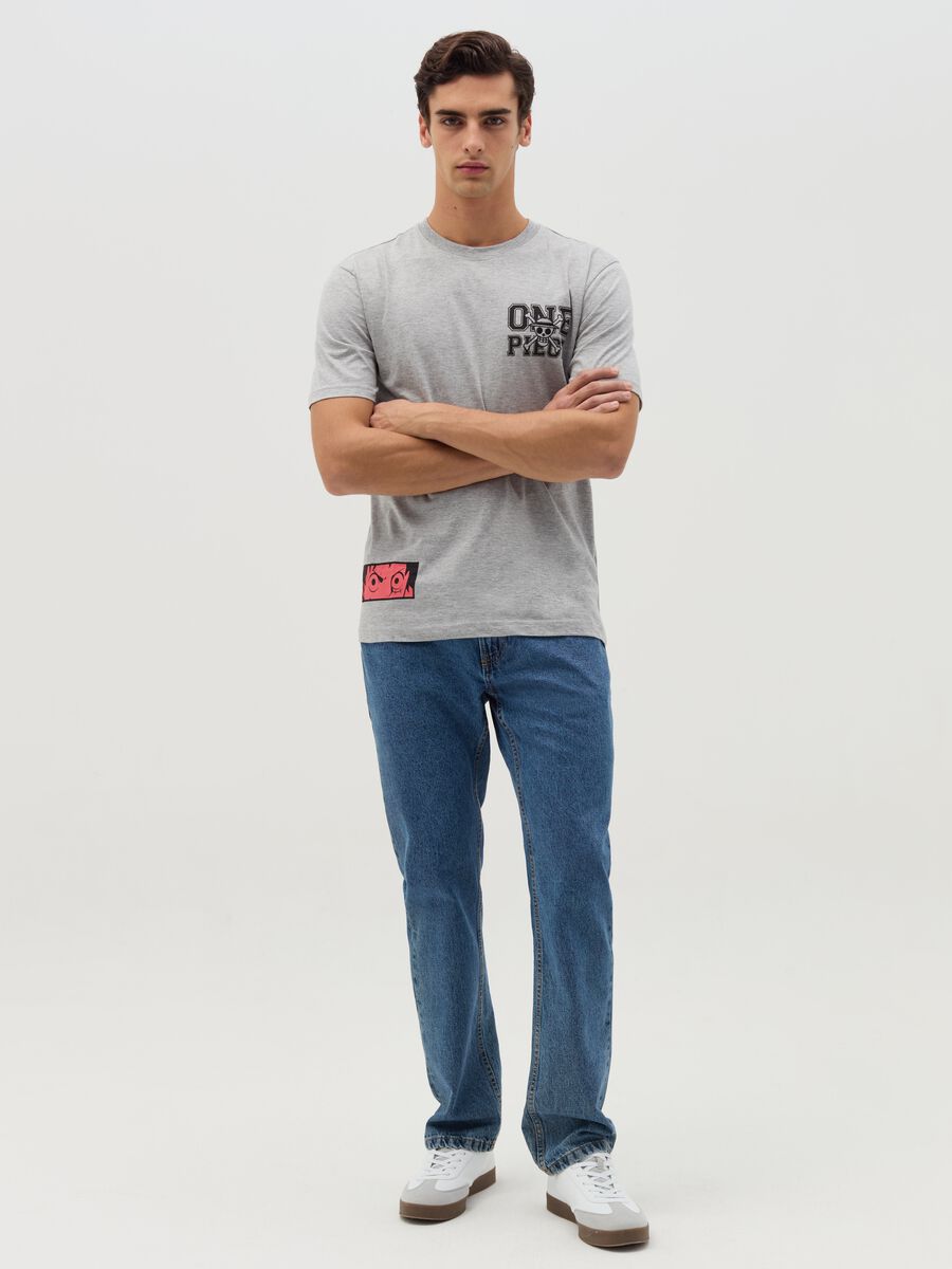 T-shirt with Luffy print_1