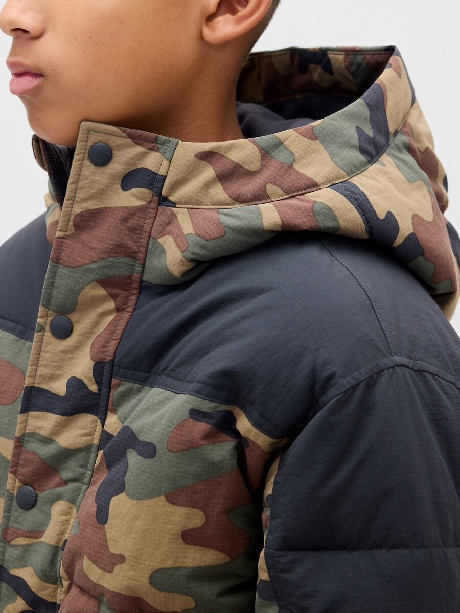 Multicolour camouflage jacket for children_3