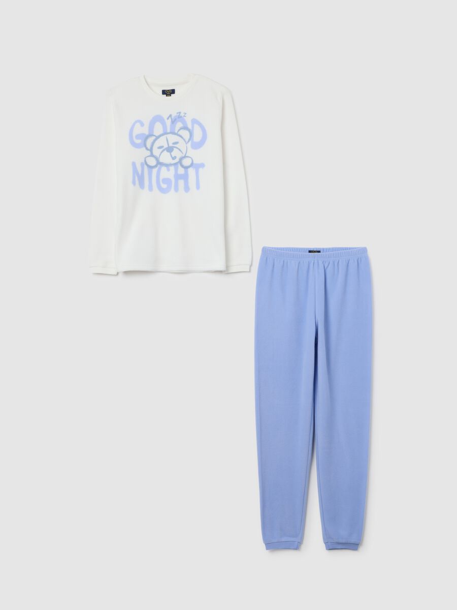 Long White Pajamas for Girls_0