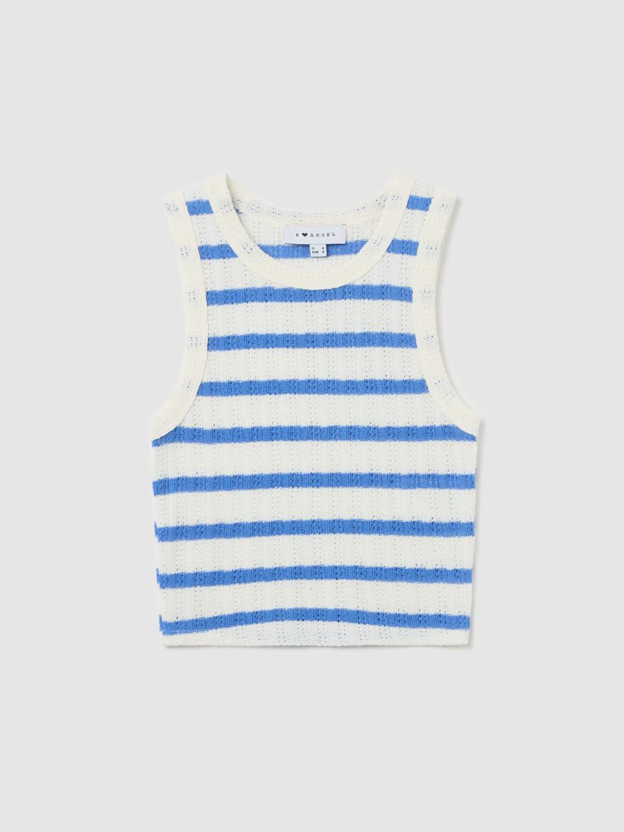 Striped crochet tank top_4