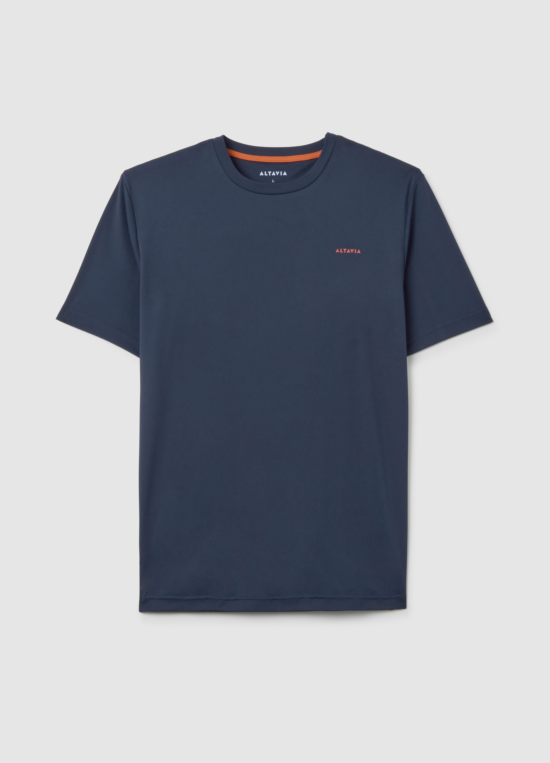 Technical fabric T-shirt with contrasting edges ALTAVIA COURT