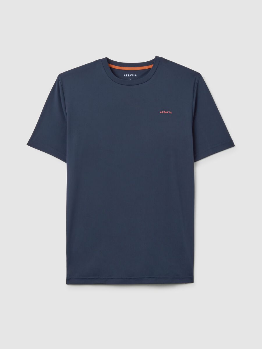 Technical fabric T-shirt with contrasting edges ALTAVIA COURT_4