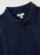 Children's blue cotton polo, regular fit_2