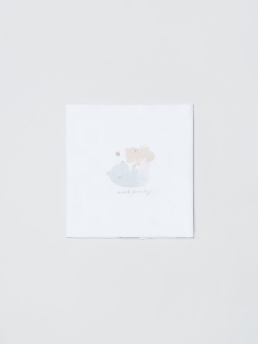 Copertina in velour con stampa orsetti_0