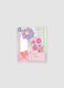 Multicolour stationery set with decorated notepad_0