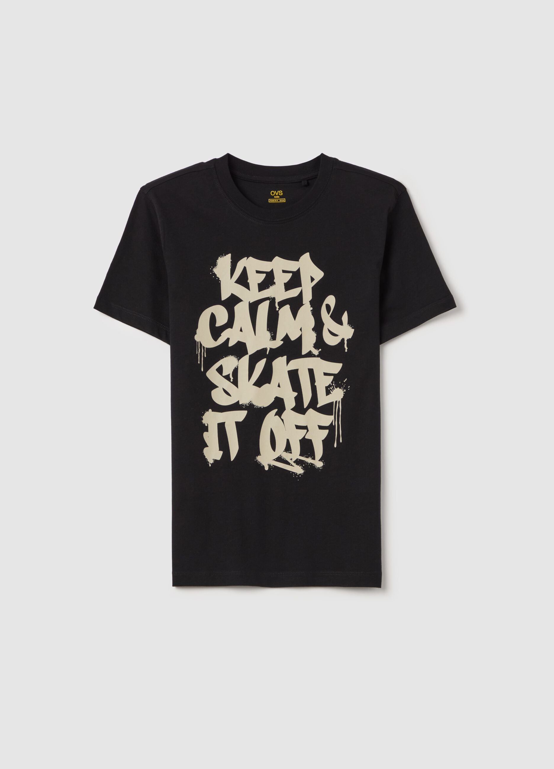 Cotton T-shirt with print