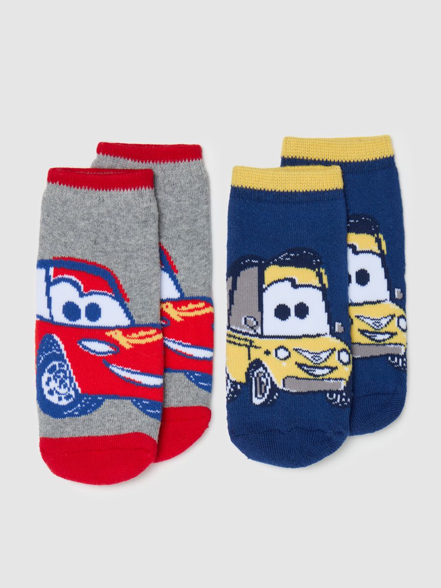 Two-pack slipper socks with Cars design_0