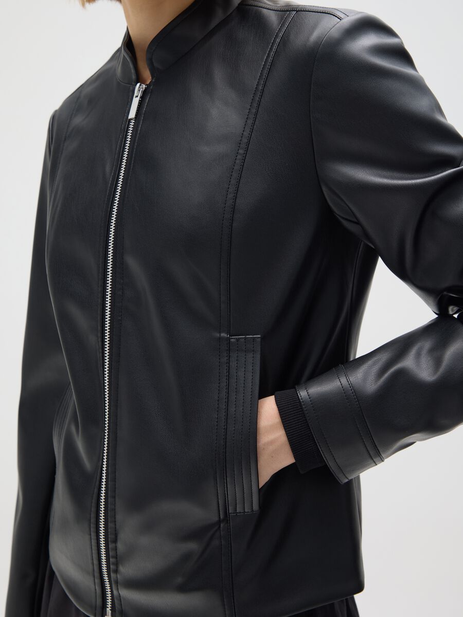 Slim Fit Black Jacket_3