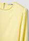 Maglia a maniche lunghe gialla regular fit con chiusura a goccia_1