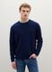 Blue pure wool jumper regular fit_1