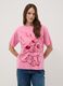 Pink pure cotton regular fit T-shirt with Stitch print_2