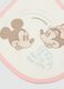 Disney printed white pure cotton newborn bib_1