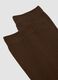 Long brown stretch viscose socks_1