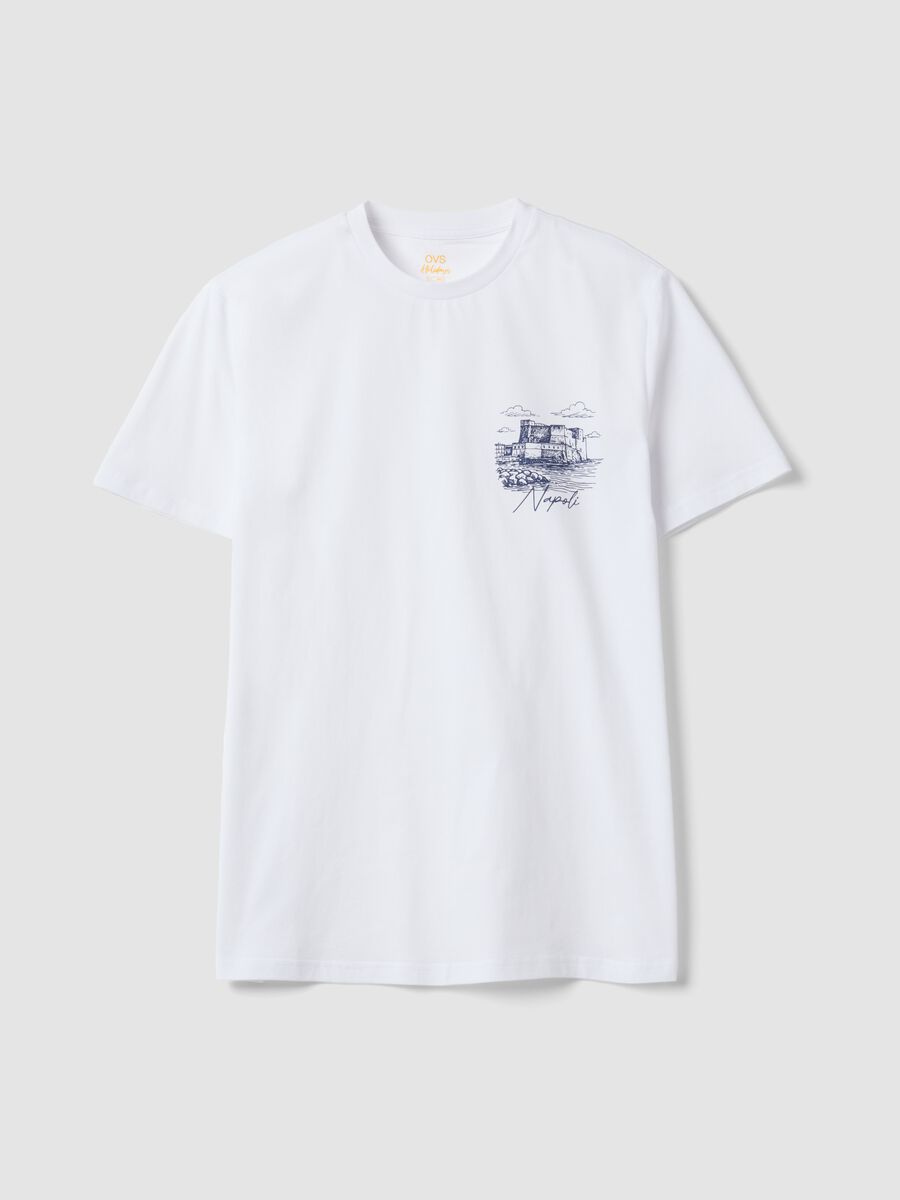 Men&rsquo;s white short-sleeve pure cotton T-shirt, regular fit_4