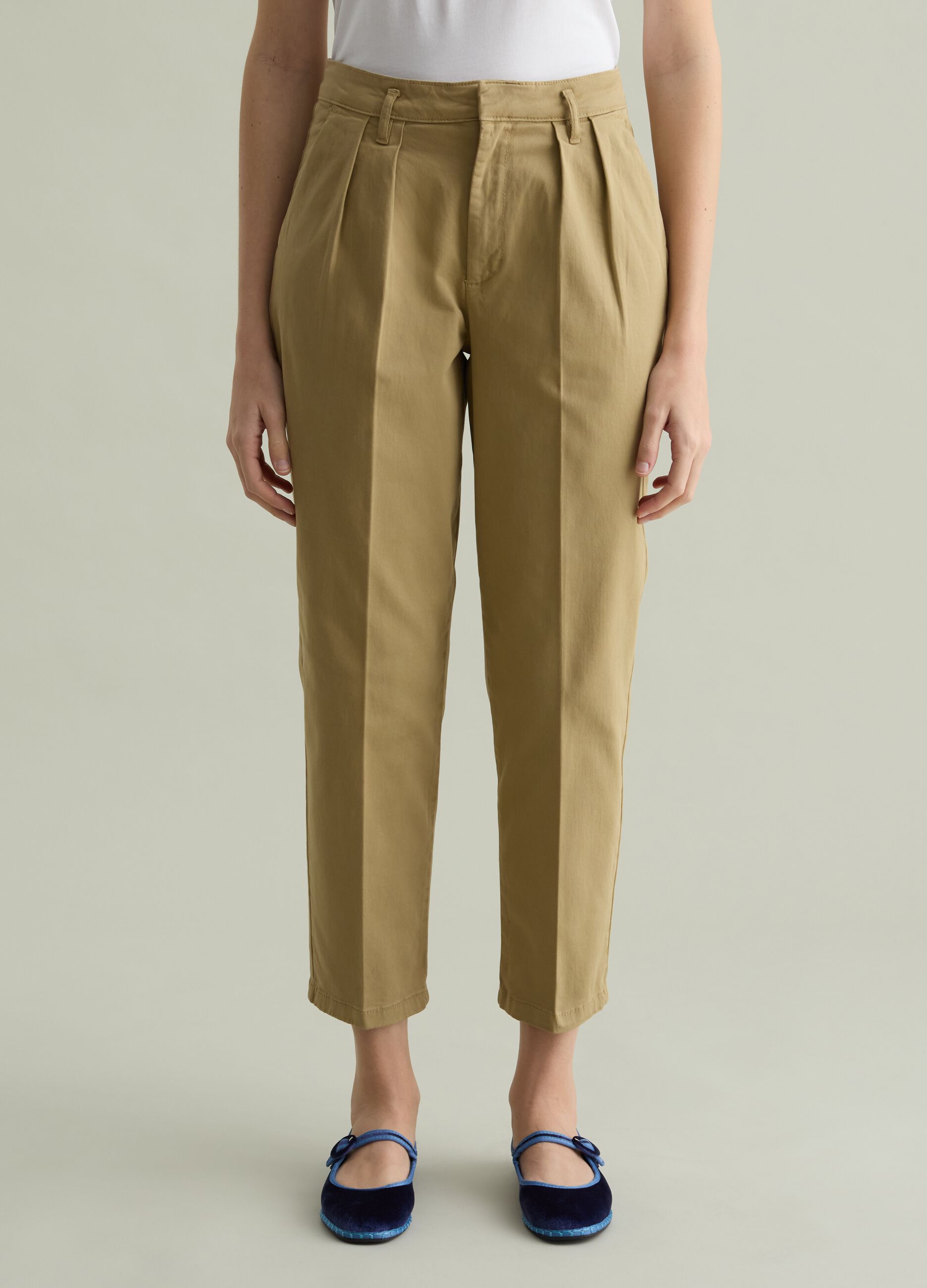 Stretch cotton chinos