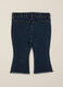 Flared Stretch Denim Trousers_1