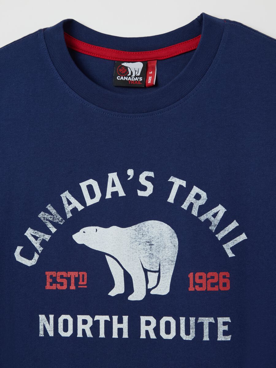 Canada's Trail blue T-shirt with print_5