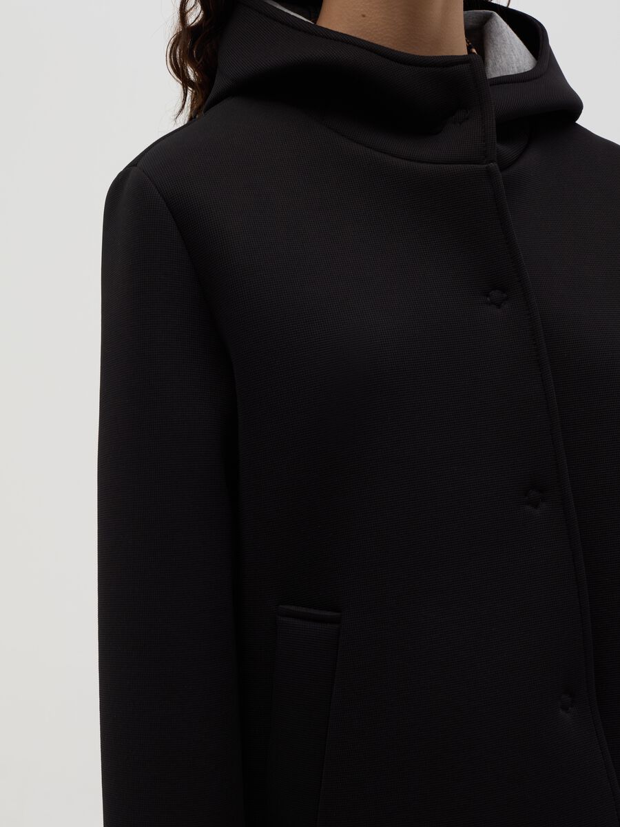 Short jacket with hood_2