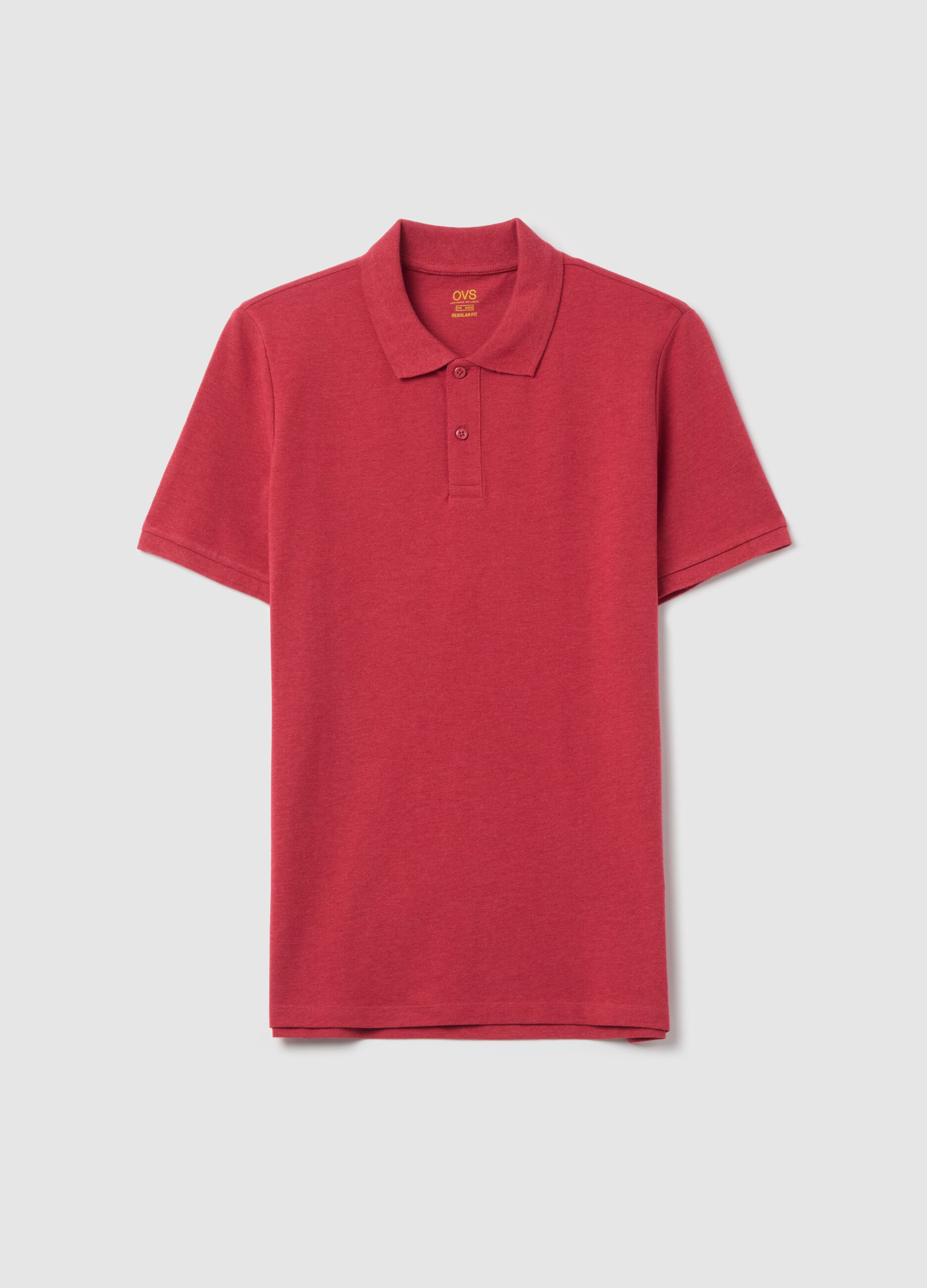 Regular-fit polo shirt in cotton