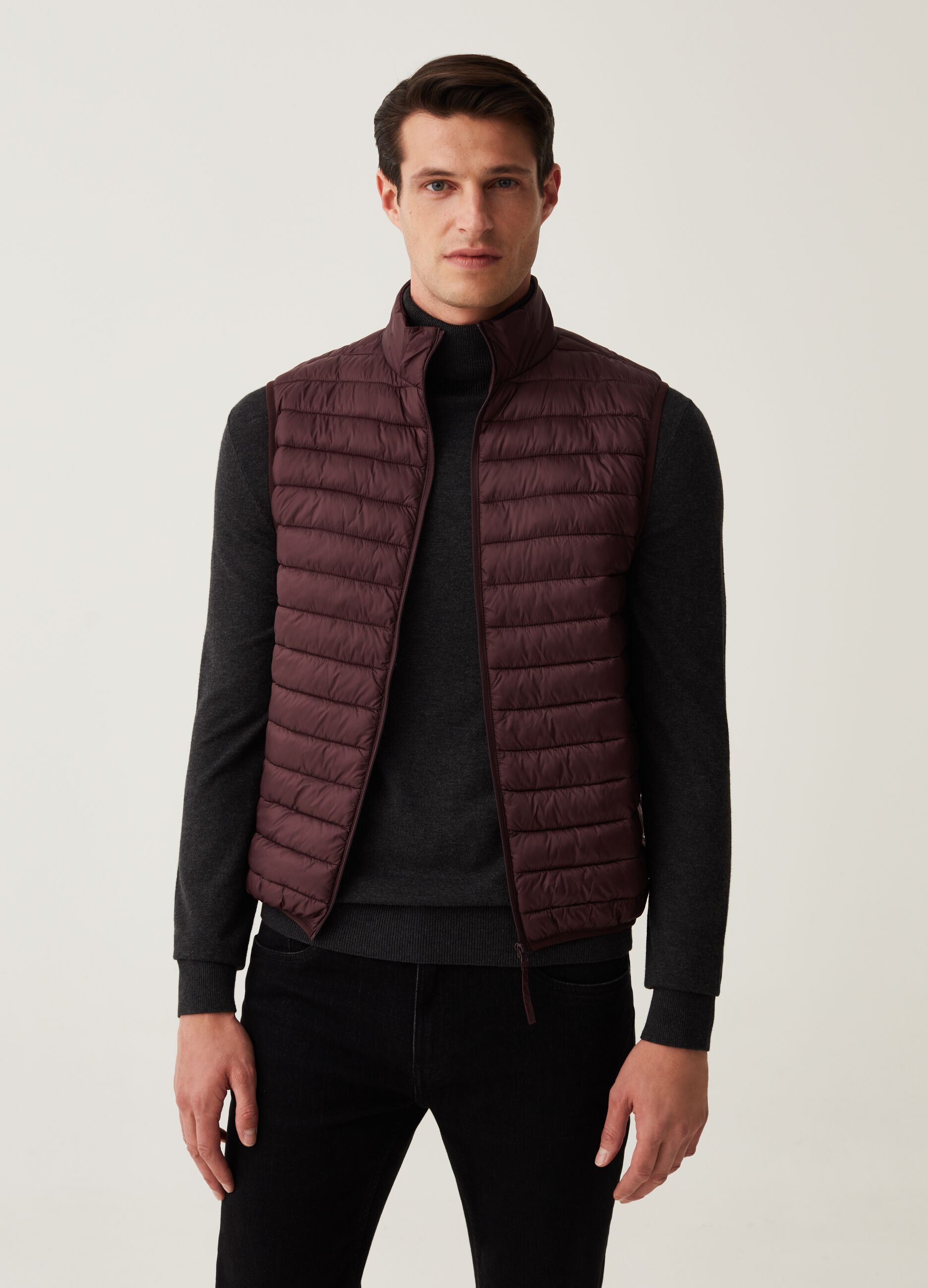 Gilet ultralight a collo alto_0