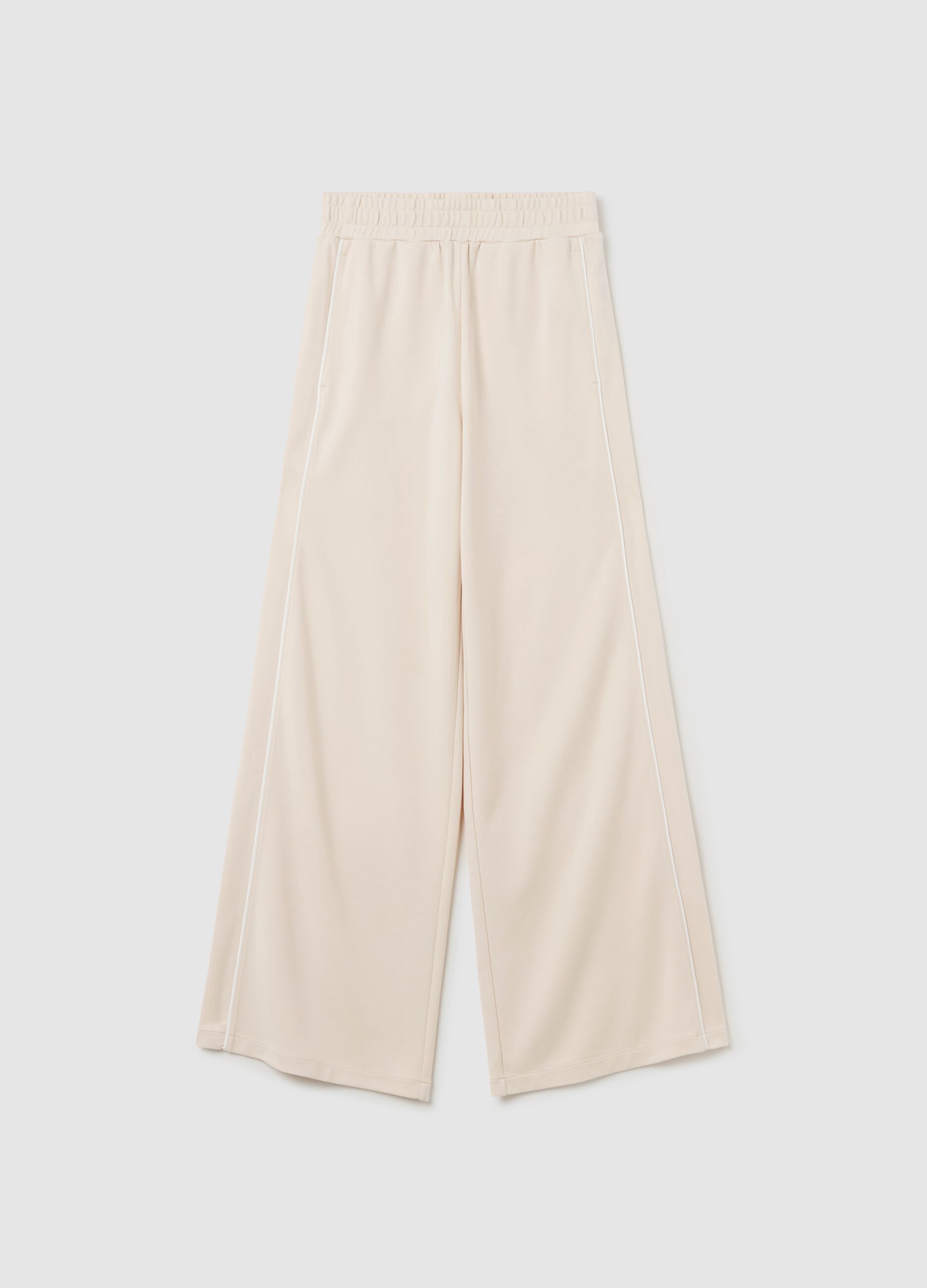 ALTAVIA STUDIO palazzo trousers with contrasting piping