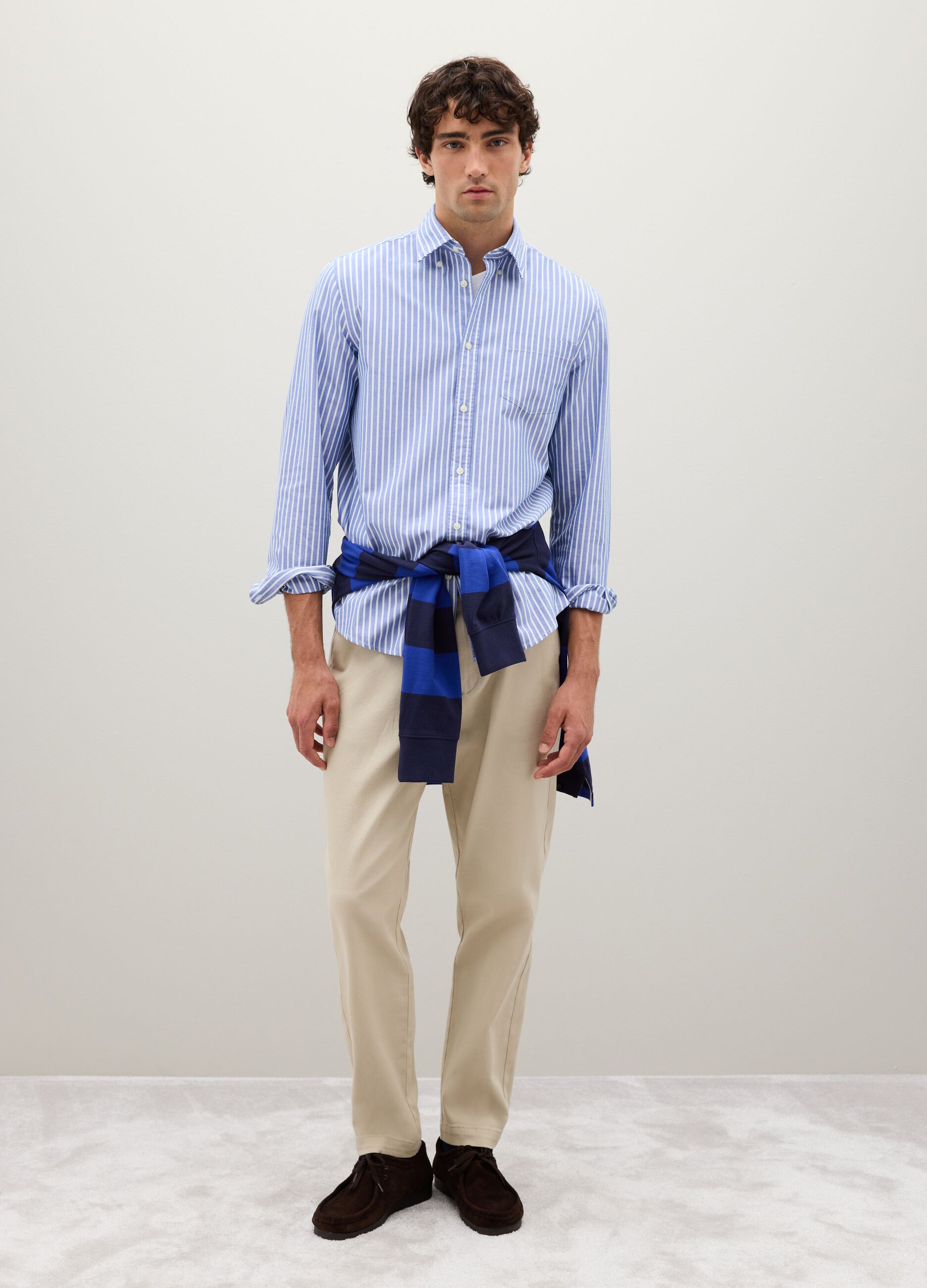 Multicolour Regular Fit Pure Cotton Shirt