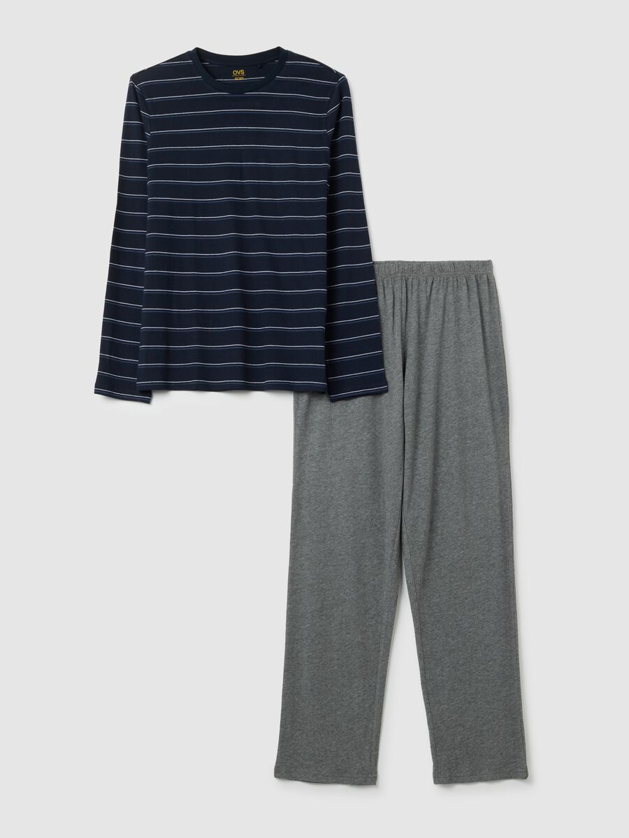 Multicolour pure cotton pyjamas regular fit_4
