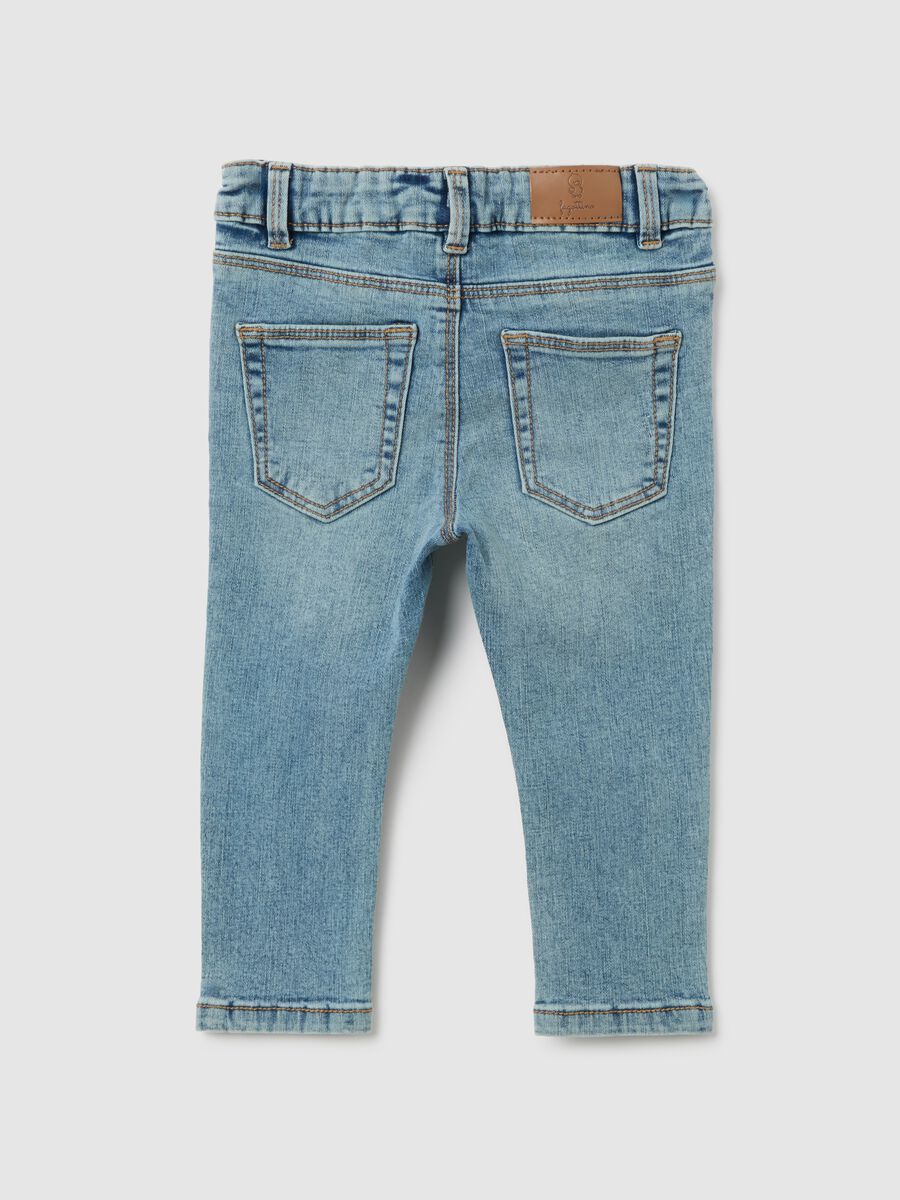 Children's Blue Stretch Denim Jeans_1