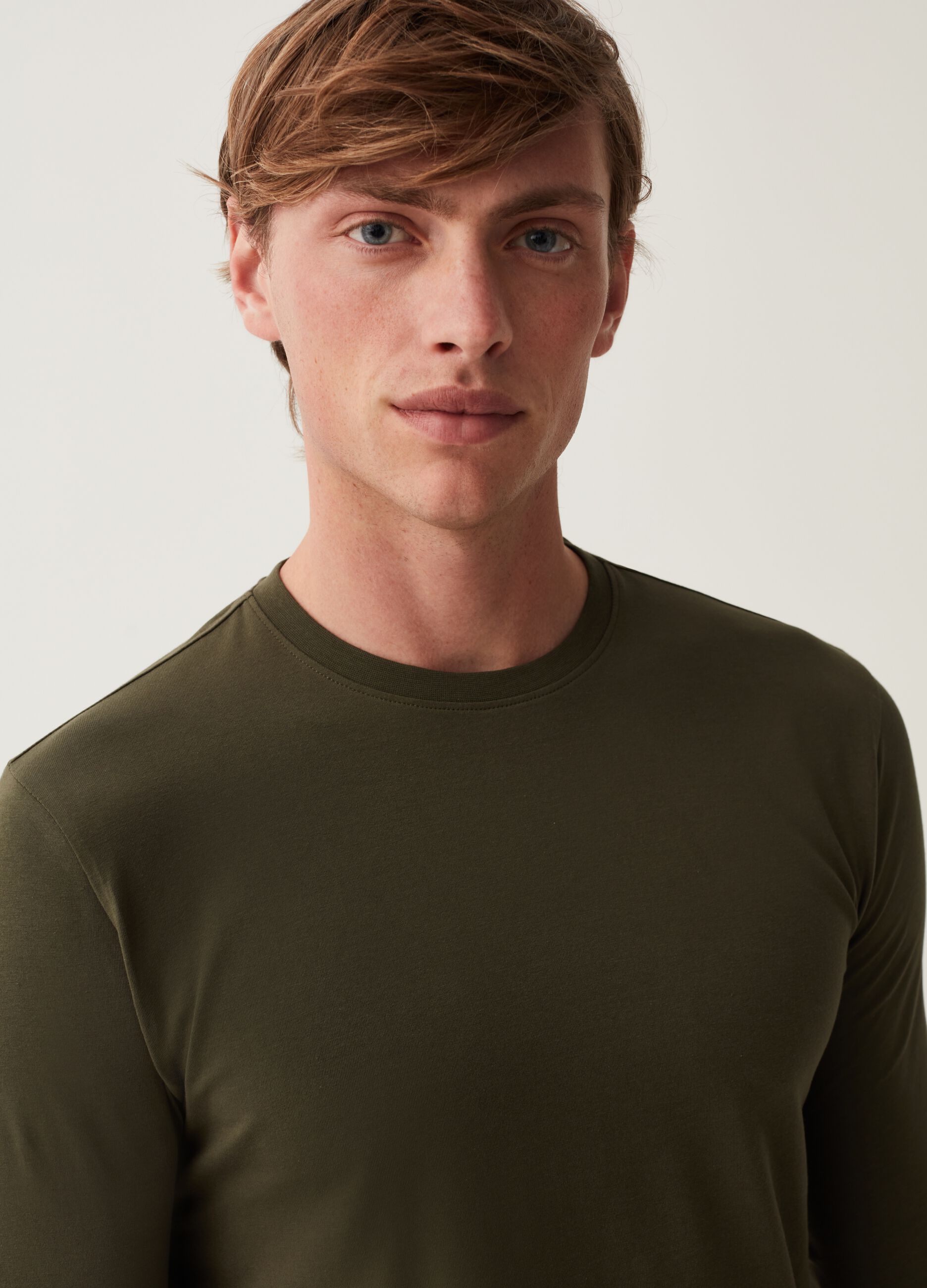 T-shirt a maniche lunghe in jersey_1