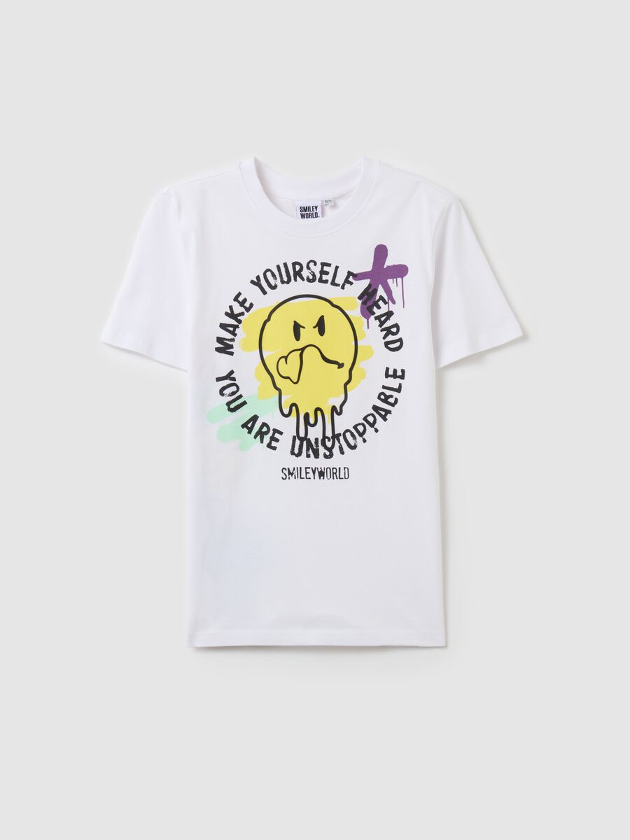 T-shirt in cotone stampa SMILEYWORLD®_3