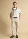 T-shirt bianca in jersey di puro cotone con girocollo relaxed fit_1