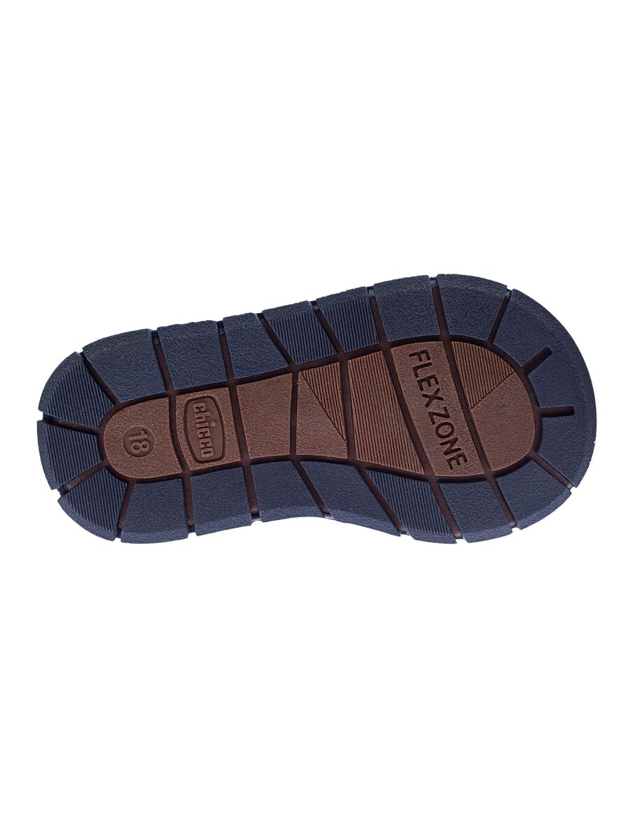 Blue shoes with double velcro_1