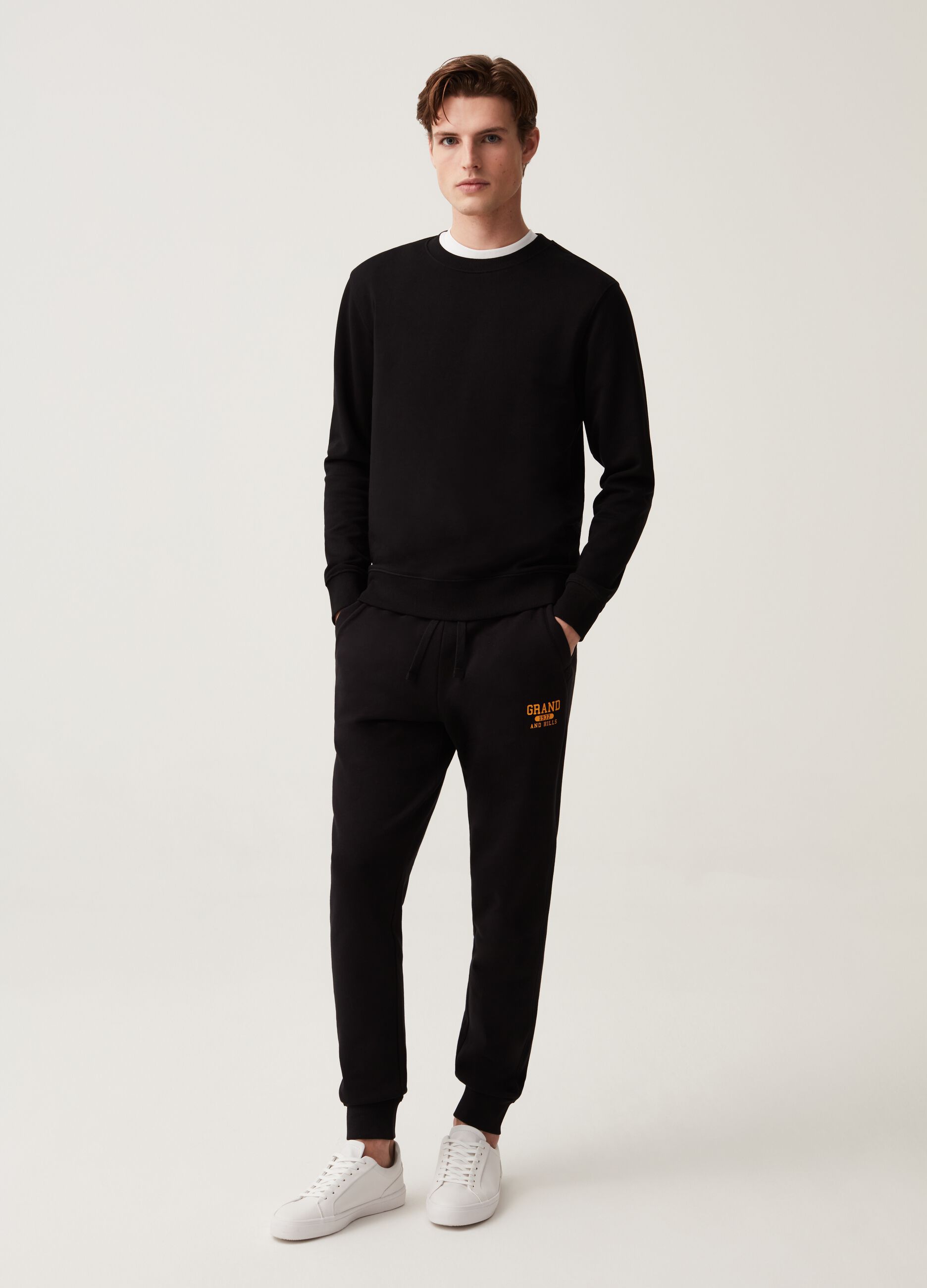 Ovs Joggers con stampa logo Grand & Hills