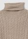 Beige Regular Fit Sweater_5