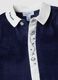 Tutina blu notte in misto cotone organico con colletto_2