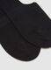 Multipack of Invisible Black Cotton Blend Sports Socks_2