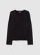 Black Sweater in Pure Acrylic_4