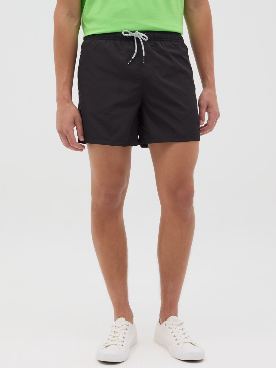 Black Maui Swim Shorts_1