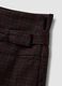 Black pleated skirt in stretch viscose_1