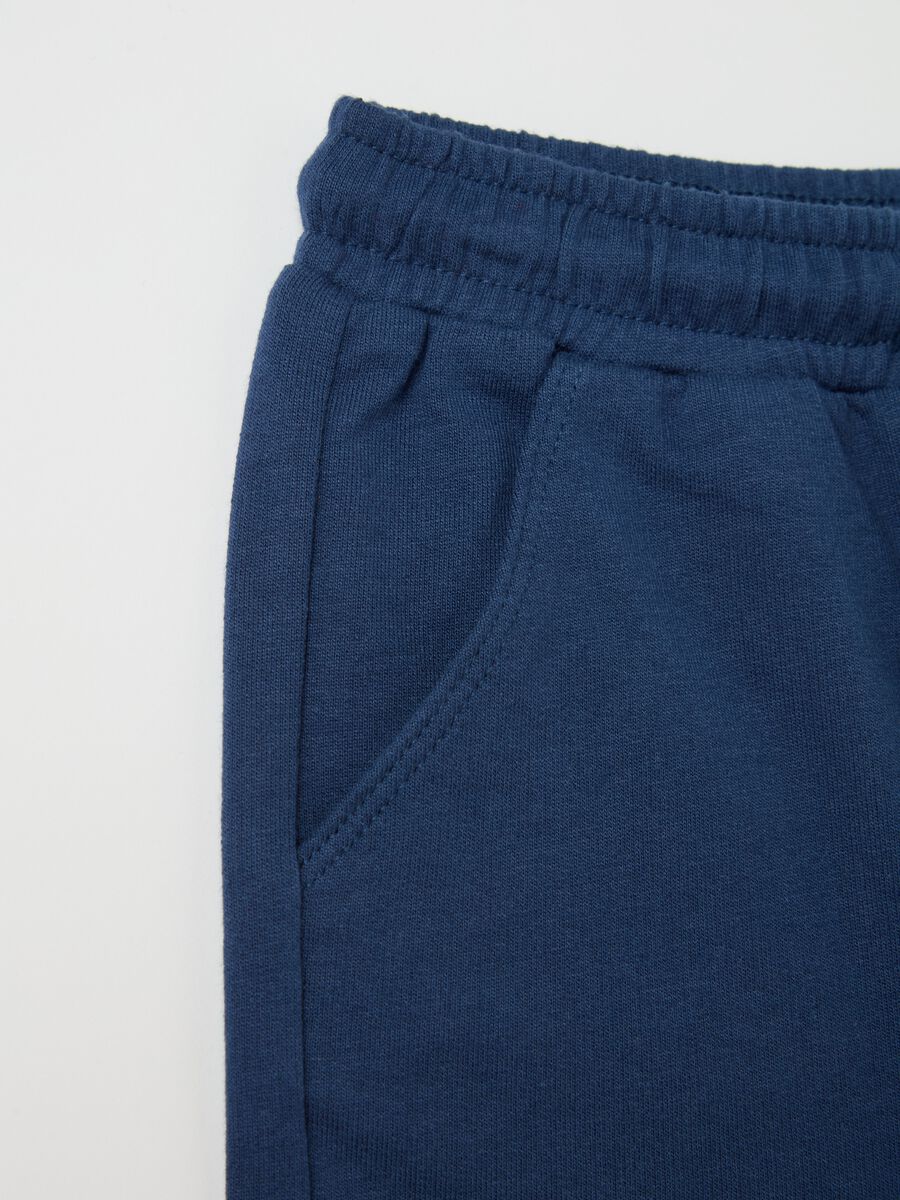 Cotton Bermuda shorts with drawstring_2