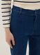 Blue Stretch Cotton Denim Trousers Regular Fit_3