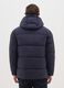 Blue padded jacket, regular fit with zip and buttons_2