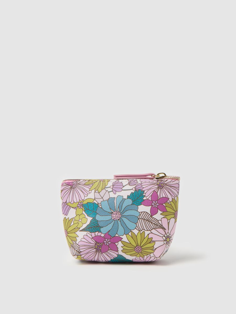 Coin purse with print and zip_1