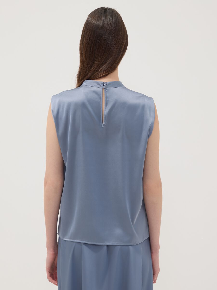 Grey stretch high-neck top_3