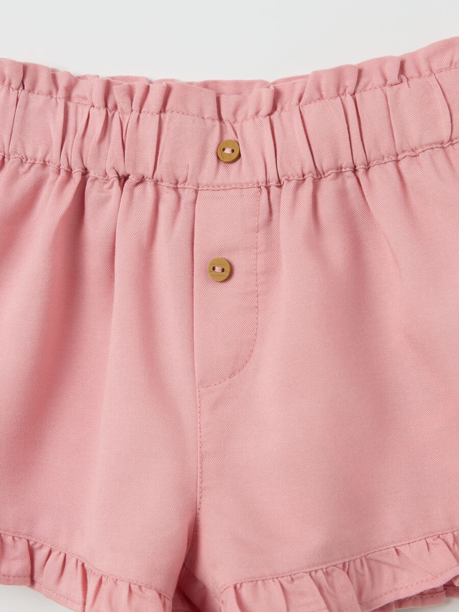 Stretch cotton T-shirt and shorts set_2