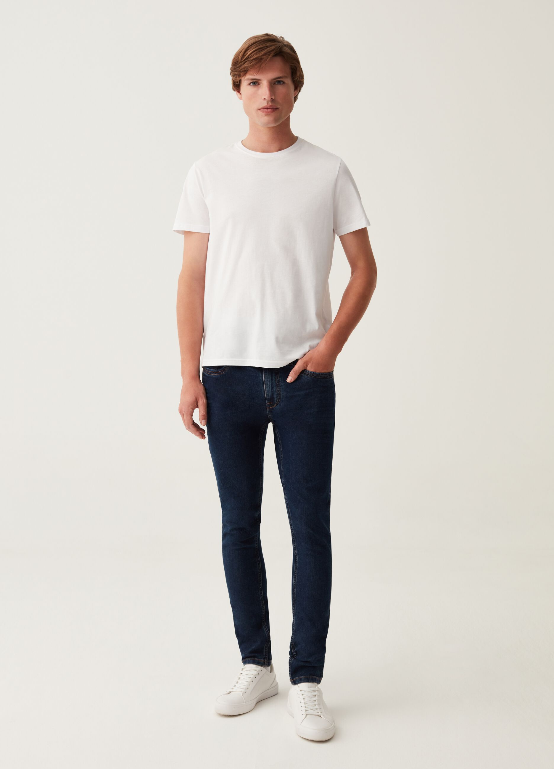 Jeans super skinny fit cinque tasche_0