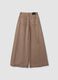 Brown wide-leg jeans in pure lyocell_6