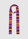 Multicolour striped scarf_0